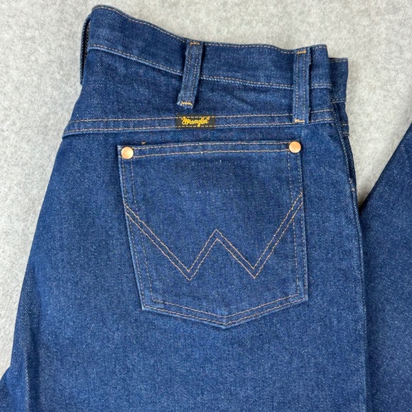 Wrangler Other - Wrangler Y2K 13MWZ Cowboy Cut Mens‎ Jeans 36x34 Indigo Blue Straight Leg Denim